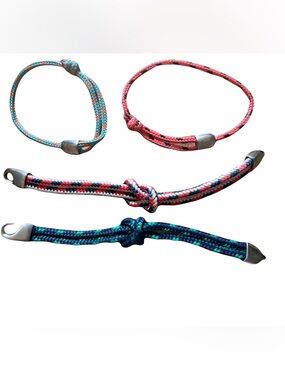 EUC LOT of “Lemon and Line” Nautical Knot Bracelets Rope Bracelet Braided